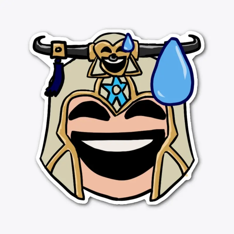 Cry Laugh Lumineth sticker