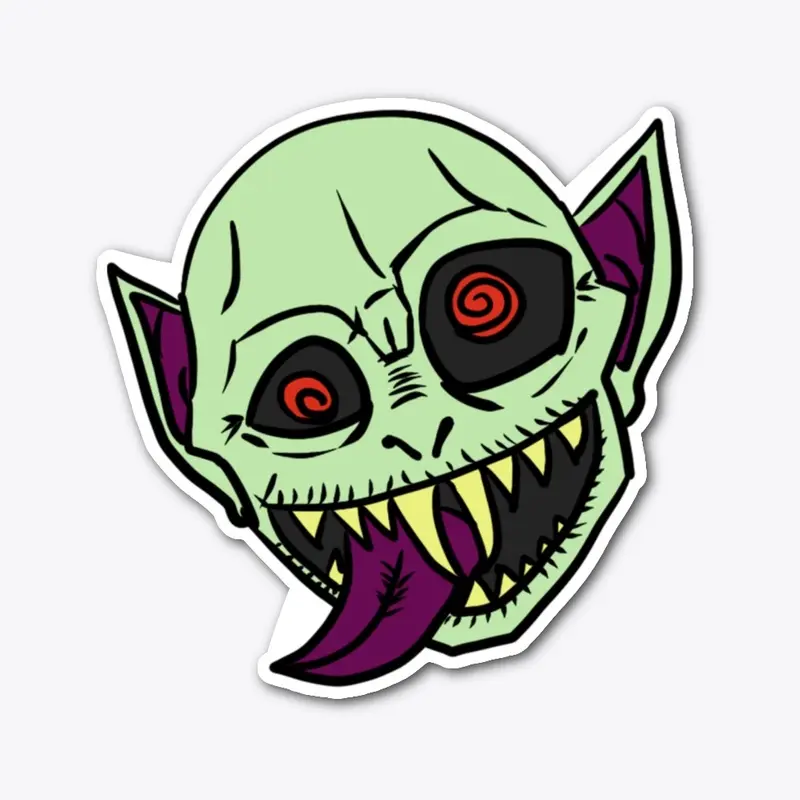 Crazy Ghoul King sticker